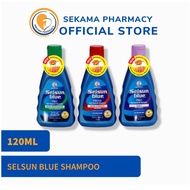 SELSUN BLUE SHAMPOO 120ML (EXTRA MOISTURISING | EXTRA STRENGTH | 2-IN-1 SHAMPOO)