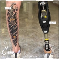 MG TATTOO สติกเกอร์สักลายแขนดอกไม้ลายแขนขาหุ่นยนต์มีสไตล์สร้างสรรค์ไซเบอร์พังก์ขาเครื่องจักรยุโรปอเมริกา