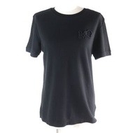 MONCLER 21SS 100%純棉圓領短袖T卹，黑色，S碼，女士款，成色極佳，飾有刺繡logo。