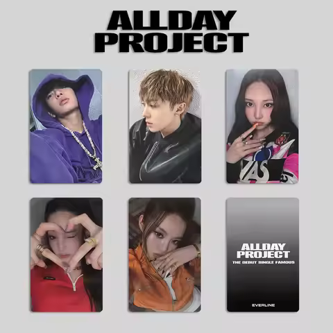 5/25Pcs/Set KPOP ADP FAMOUS Album EVERLINE YETI Ver Lomo Cards ALLDAY PROJECT Photocards Youngseo Ba