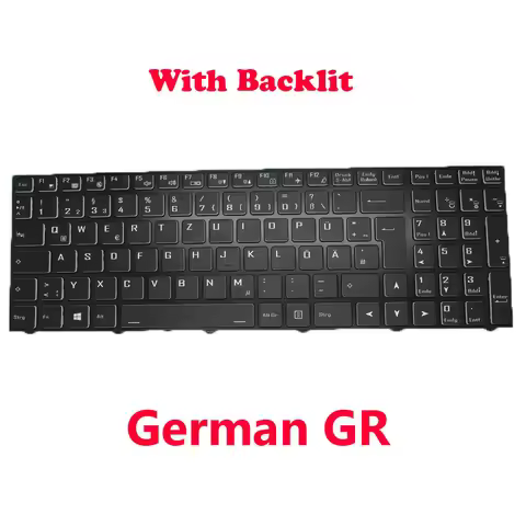 LED PER KEY Backlit NH50AC Keyboard For CLEVO X170KM CVM19N2600J4303 6-80-NH5A3-190-1 CVM19N26D0J430