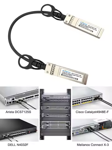 10G/1G SFP DAC Cable 20cm,0.5m,1m,2m,3m Passive Direct Attach Copper Twinax SFP+ DAC Cables For Mikr