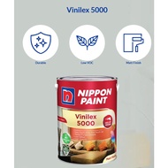 (NO RETURN/NO EXCHANGE)Nippon Paint Vinilex 5000 Low Odour Emulsion Paint 5 Litre