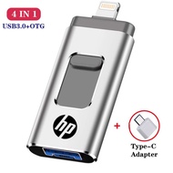 H.P four in one USB flash drive OTG drive 32GB 64GB 128GB 256GB 512GB USB 3.0 flash drive for iPhone/Android/Type-C/11 Pro/XR/XS Max USB memory stick