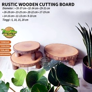 Wooden cupcake stand three legs - 8 - 10 cm, 5 cm