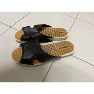 ADIMAX RUBBER SLIPPER (Brown White) / KASUT GETAH ADIMAX