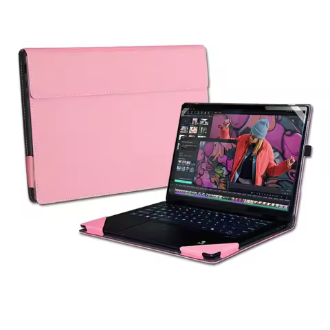 Laptop Case Cover For Lenovo Yoga Slim 7 14AKP10 /14ILL10 / 7i (14'', Gen 10) PU Leather Protective 