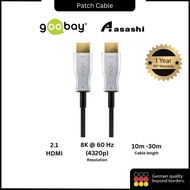 Goobay Optical Hybrid Ultra High Speed HDMI Cable 2.1 with Ethernet (AOC) 8K @ 60Hz (10m/ 20m/ 30m) 49883 49884 49885