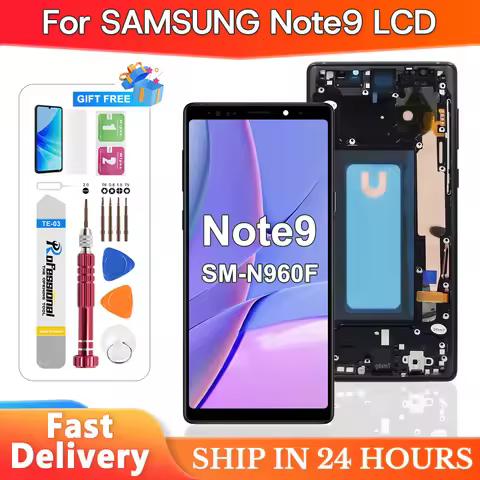 TFT note 9 LCD For Samsung Note 9 Display Touch Screen Digitizer Assembly Replacement For Samsung No