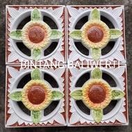 Trisensa Roster Sunflower 20x20 / Loster Lubang Angin Keramik