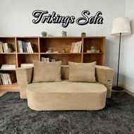 Trikings Compression Sofa Joey Sofa Bed  Foldable Easy Storage Portable Floor Mattress 2-4 Seaters
