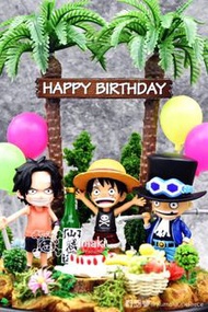 海賊王 路飛 艾斯 薩波 WCF 禮物瓶