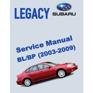 SUBARU LEGACY BL/BP (2003-2009) SERVICE WORKSHOP MANUAL