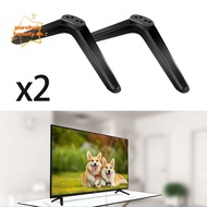 PUREHAIRBEAUTY TV Base, 32-55 Inch Table Top TV Desktop Stand, Adjustable with Screw Sets TV Pedesta