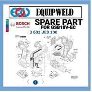 SPARE PART - BOSCH DC MOTOR /STATOR COIL / GEAR BOX / KEYLESS CHUCK / HOUSING FOR GSB18V-EC CORDLESS