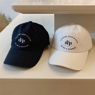 001#三一商店韩国小众depound帽子防晒遮阳鸭舌帽dp字母刺绣棒球帽