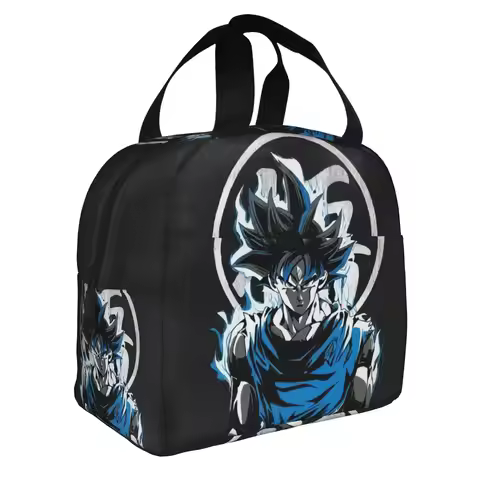 D-Dragon B-Ball Aime Son G-Goku Cartoon Thermal Insulated Lunch Bags Anime Resuable for Work School 