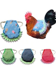 1件寵物雞專用圍裙,同時也是保護羽毛的固定器