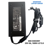 MSI GF75 MS-17FS Chicony A17-180P4B A180A063P Gaming 20V 9A Charger Adapter