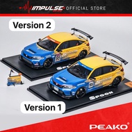 Peako 1:18 Civic Type-R FL5 Spoon PEA18-FL5-SPV1: V1 / PEA18-FL5-SPV2: V2