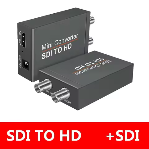 HD 3G Video Converter SDI to HDMI-compatible To SDI Adapter Converter with Audio Auto Format Detecti