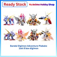 【Ready Stock】Bandai PLABAKO DIGIMON ADVENTURE VOL.1 Wargreymon Omnimon Metalgarurumon Magnamon Digim