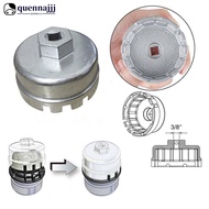 QUENNA Stainless Steel 64mm Oil Filter Wrench 4 cyl Engines for Toyota O7W3