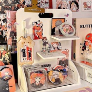 ins Style Solid Color Simple Hole Board High-Value Multi-Layer Large-Capacity Desktop Storage Bar Di