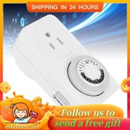 Onebuycart Pomya Mechanical Outlet Timer 15A  24 Hour Precise Control 15 Minute Intervals Daily ON O