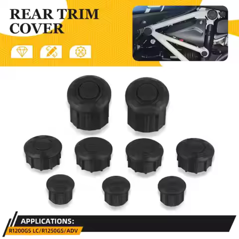Motorcycle Frame Hole Cover Caps Plug Decorative Frame Cap Set For BMW R1250GS LC R1250GS R 1200 125