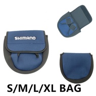 SHIMANO S M L XL  Spinning Fishing Reel Bag Protective Case Wheel Bag Case Cover Holder Pouch