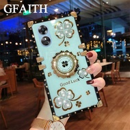 GFAITH Phone Case OPPO A78 5G / Reno 8T 5G / A78 4G / A78 NFC Casing Ins Luxury Fashion Rhinestone C