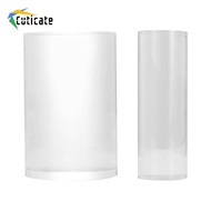 [Cuticate] Acrylic Cylinder Riser Display Stand for Perfume Closet Cosmetics Decoration