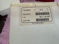 Cartier 未帶過 金屬沒氧化或生鏽 木框眼鏡 卡地亞 框上是眼鏡88有度數片 法國旅行買 全套 有原裝片 螺絲 眼鏡盒（有掉皮 建議掉棄）