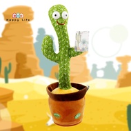 Electric Talking Cactus Plush Toy Cute Shaking Head Dancing Cactus Novelty Children Boys Girls Cactus Plush Toy