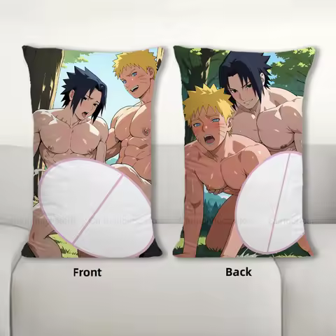 R18+ Dakimakura Anime Muscle NINJA boys Pillow Cover Sofa Cushion Double-side Print Throw Pillow Cas