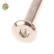 Nebaby 4Sets stainless steel luggage screws, luggage accessories Luggage Wheels Bolts Rivets 6*30-45