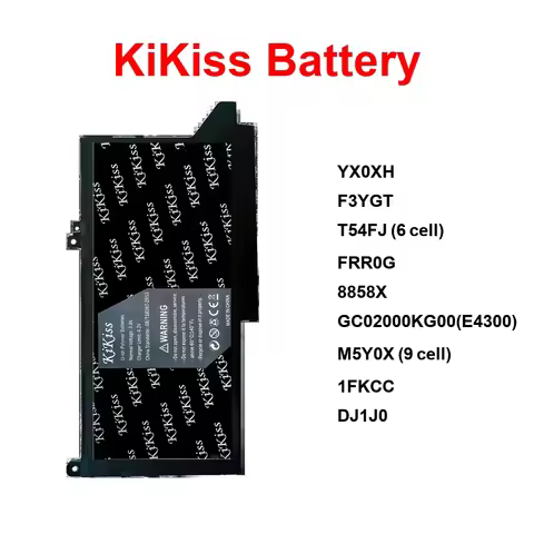 Battery For Dell Latitude 2-IN-1 E4200 E4300 E6120 E6220 E6230 E6420 E6430 E6520 12 7000 7200 7210 7