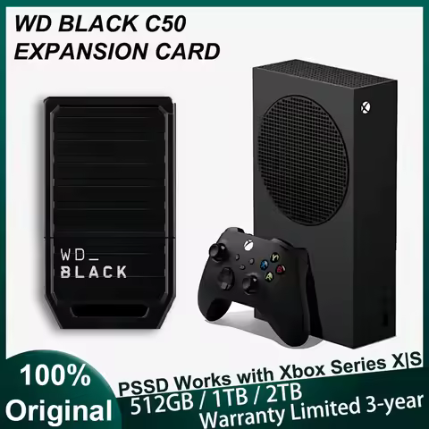 Original Western Digital WD BLACK C50 Expansion Card Memory 1TB 512GB for Xbox Series X|S Quick Resu