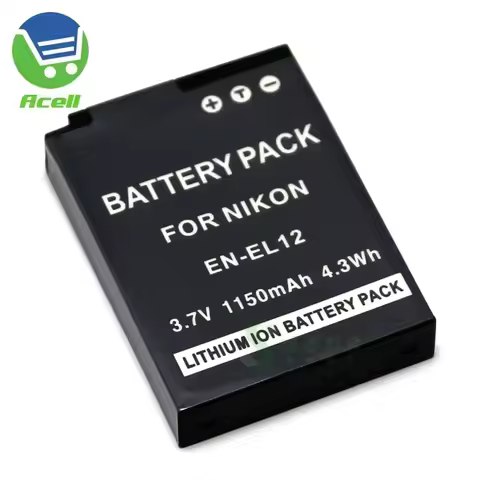 EN-EL12 Replace Battery for Nikon KeyMission 170 360 COOLPIX A1000 B600 W300 A900 AW130 S9900 P340 S