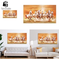 [Serenable] 7 Running Horses Wall Decoration, Canvas Printing Picture, Gift, Decoraton Landscape Art