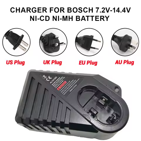 110-240V Charger For Bosch 7.2V 9.6V 12V 14.4V Ni-CD Ni-MH Battery Electrical Drill Battery GSR7.2 G
