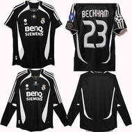 retro Issue 0607 real madrid THIRD beckham soccer jerseys football shirt men