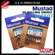 MUSTAD DEMON SWIVEL DLSS01, STAINLESS STELL HEAVY DUTY SWIVEL