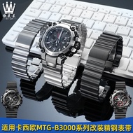 Suitable for Casio G-SHOCK Series MTG-B3000B/BD Modified Quick Release Steel Band Stainless Steel Me