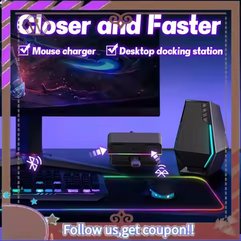 ABBG-RGB Mouse Magnetic Charge Dock For Logitech G PRO X SUPERLIGHT 2 MX Master 3S 3 Anywhere VGN VX