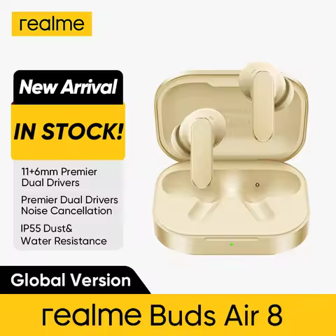 realme Buds Air 8 Wireless Earphone Bluetooth 5.4 Active Noise Cancelling True Hours Battery TWS Ear