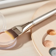 GECOMO Flawless Crescent Foundation Brush – Lightweight, Streak-Free, Wet/Dry Use, Flat Head