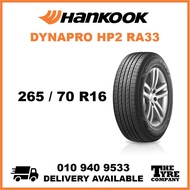 HANKOOK DYNAPRO HP2 RA33 - 265/70/16, 265/70R16 TYRE TIRE TAYAR 16 INCH INCI