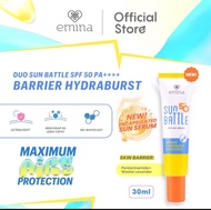 EMINA SUNSCREEN SUN BATTLE SPF 50PA+++ 30ML Acne  Fighter & Skin Barrier | SUNSCREEN EMINA SUN BATTL